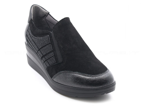 Melluso walk scarpe slip on donna nero